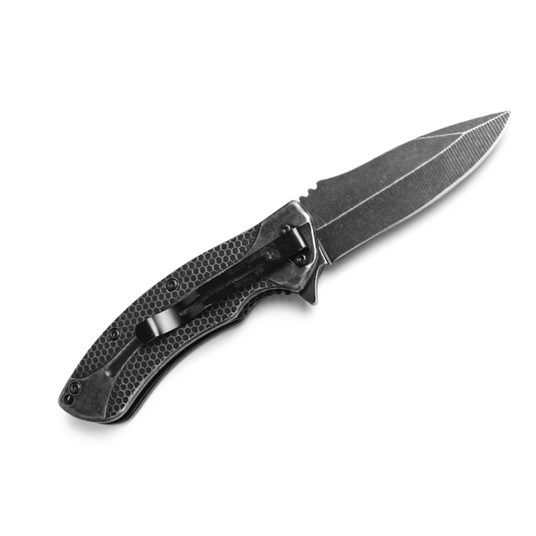 D2 blade Складной нож со стальной ручкой