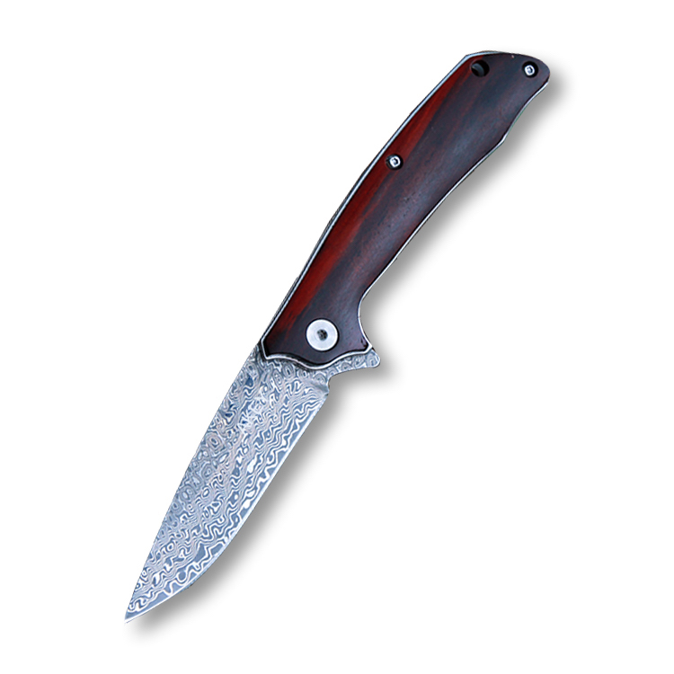 Складной нож Damascus Rosewood